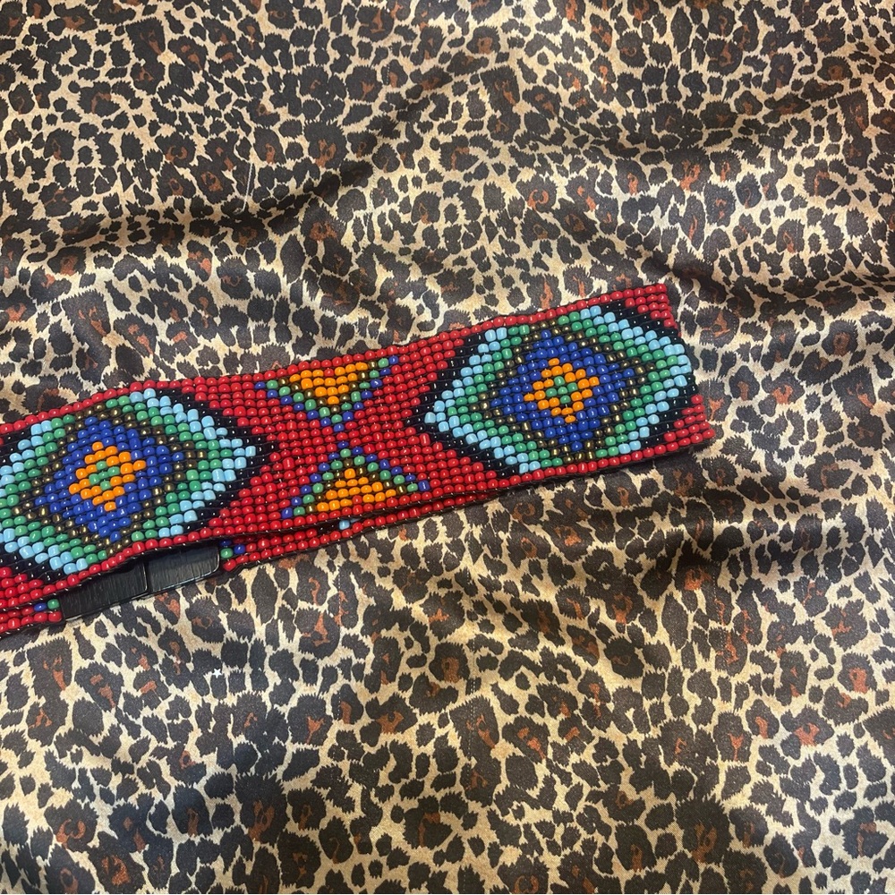 Beautiful Colorful Beaded Belt - Picture 11 of 14